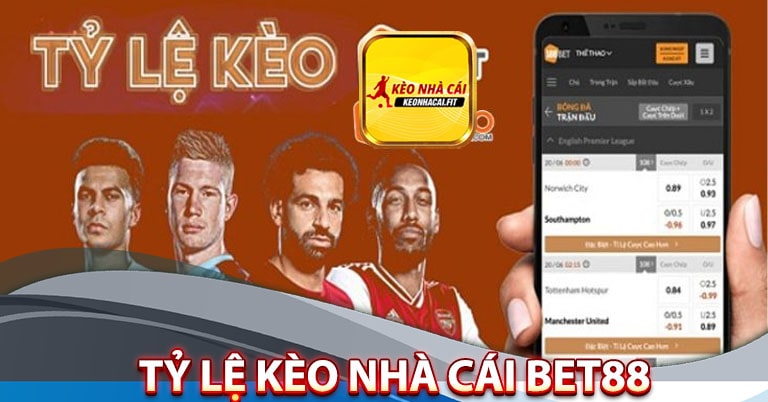 Tỷ lệ kèo nhà cái bet88 tỷ lệ kèo nhà cái hôm nay 