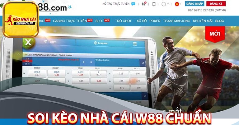 Hướng dẫn soi kèo nhà cái w88 chuẩn 