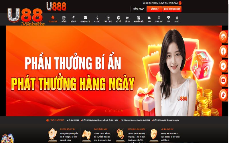 Giới thiệu về sân chơi U88 Slot